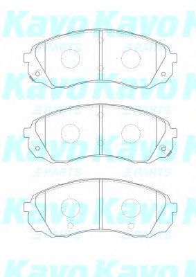 KAVO PARTS bp4022 -  Комплект тормозных колодок, дисковый тормоз